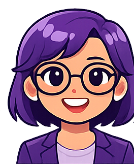 Ruby, a tutora de IA do Acuma, sorrindo